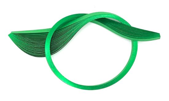 Picture of *Limited Time* 1/4" Green Metallic Edge on Green Quilling Paper