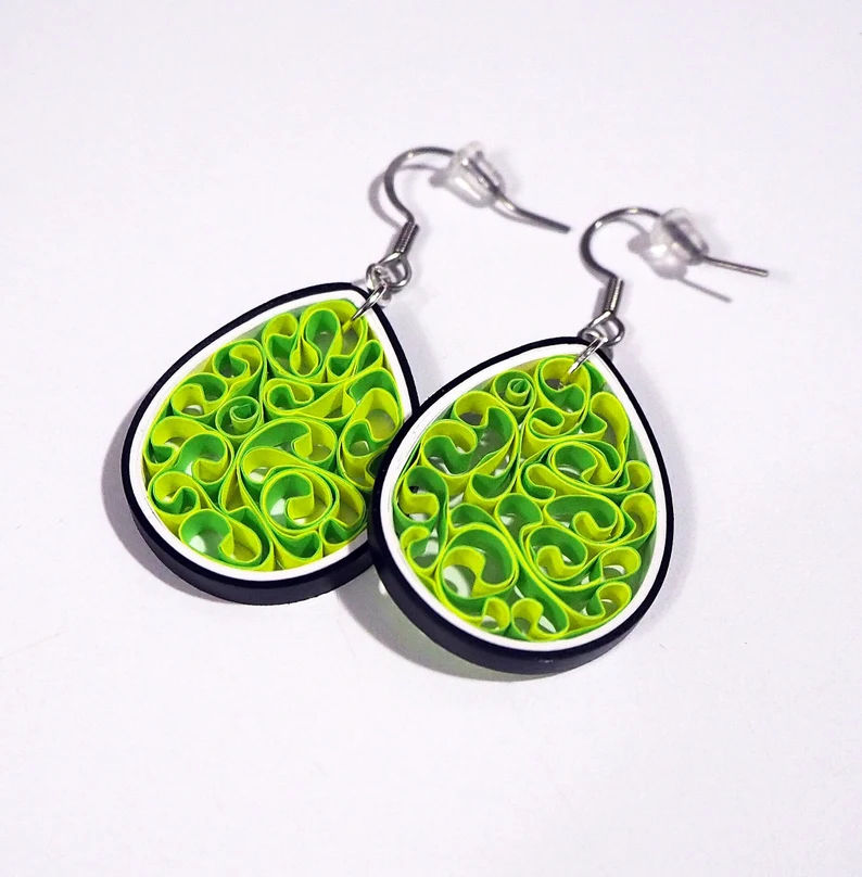 Handmade Paper Earrings