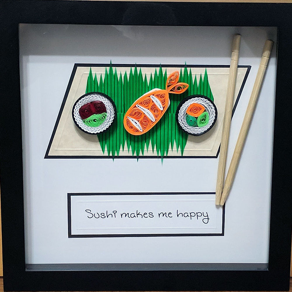 Sushi Makes Me Happy Artwork