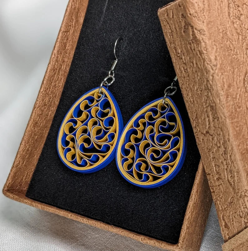 Paper Quilled Earrings