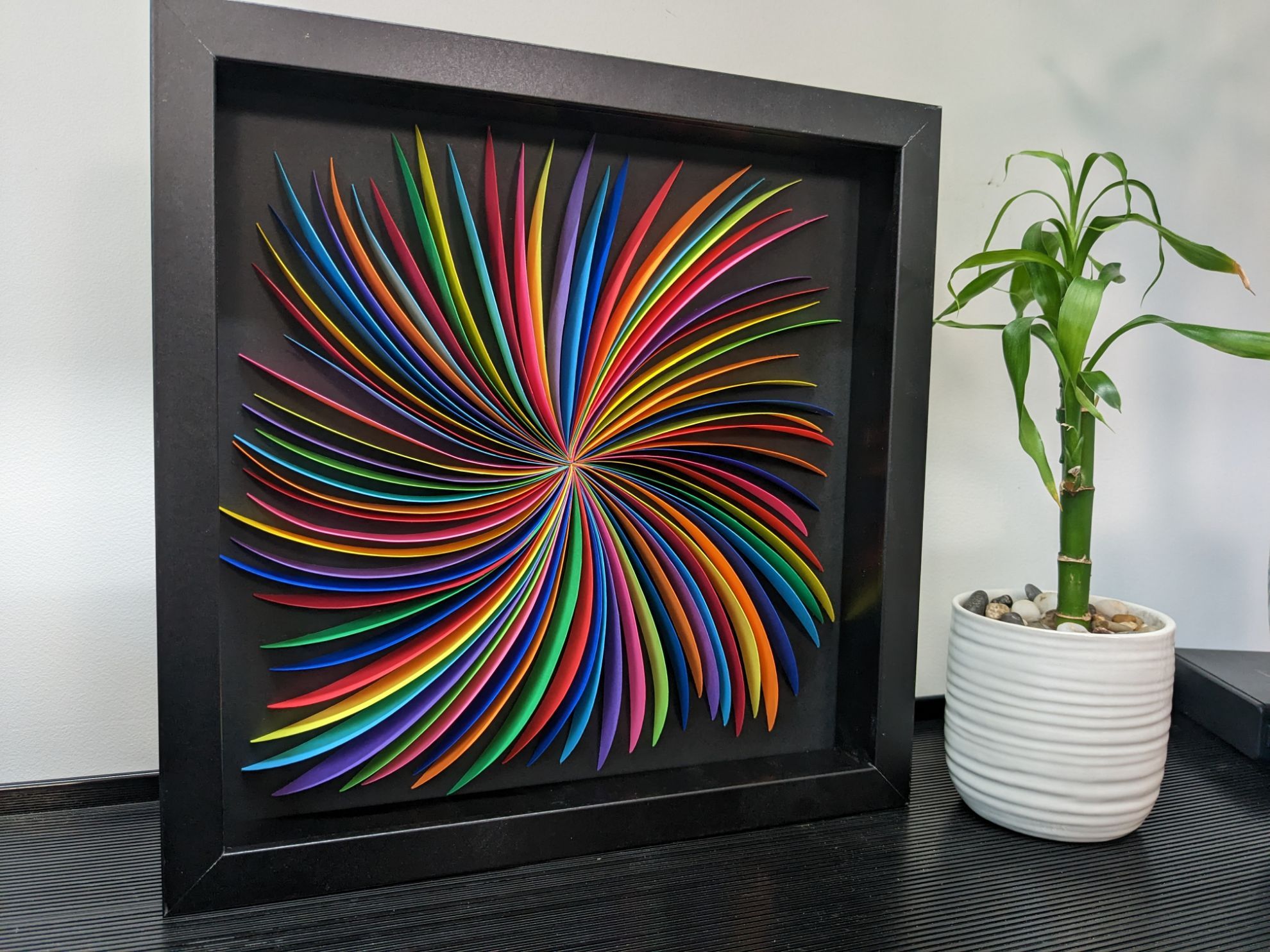 Colorful Spiral Artwork