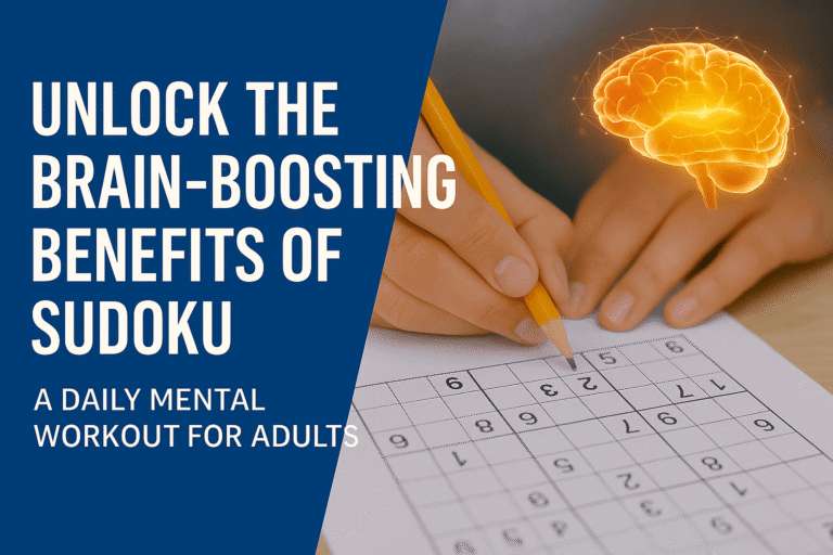 Unlock the Brain-Boosting Benefits of Sudoku: A Daily Mental Workout for Adults