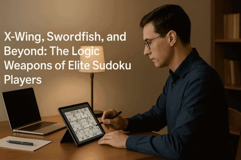 X-Wing, Swordfish, and Beyond: Logic Weapons of Elite Sudoku Players