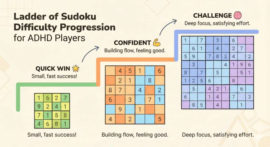 Sudoku for ADHD, Sudoku for adults with ADHD