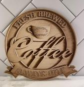 3D Coffee Sign