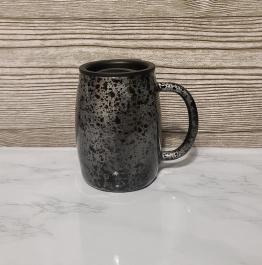 Black and Silver 14oz Mug