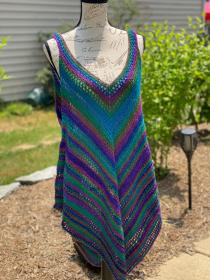 Rainbow Summer Tunic / Swimsuit Coverup