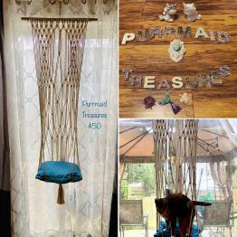 Macramé Cat Swing