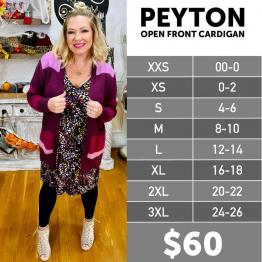 LuLaRoe Peyton Open Front Cardigan