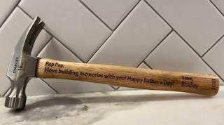 custom engraved hammer