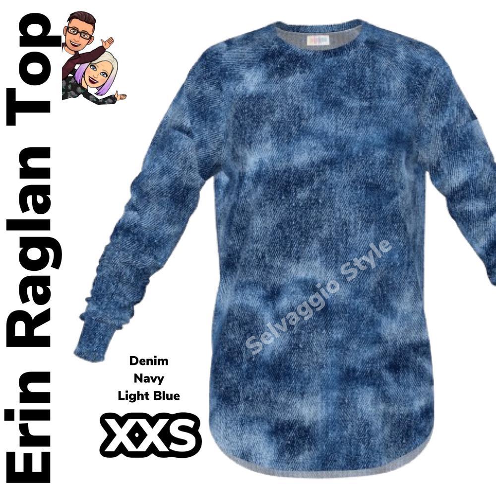 OutpostLE > LuLaRoe Erin Unisex Raglan Top > LuLaRoe Erin Unisex Raglan  Sleeve Top