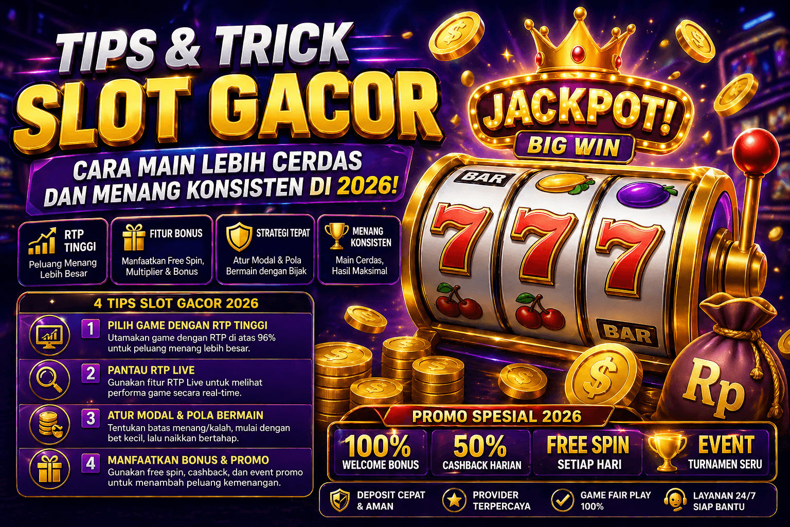 Tips & Trick Slot Gacor 2026: Cara Main Lebih Cerdas