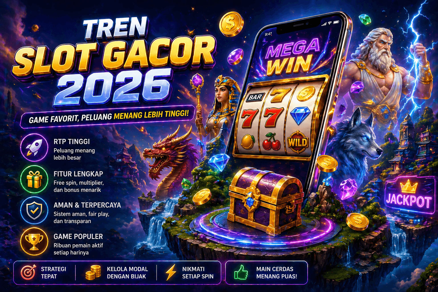 Tren Slot Gacor 2026: Game Favorit dengan Peluang Menang Lebih Tinggi