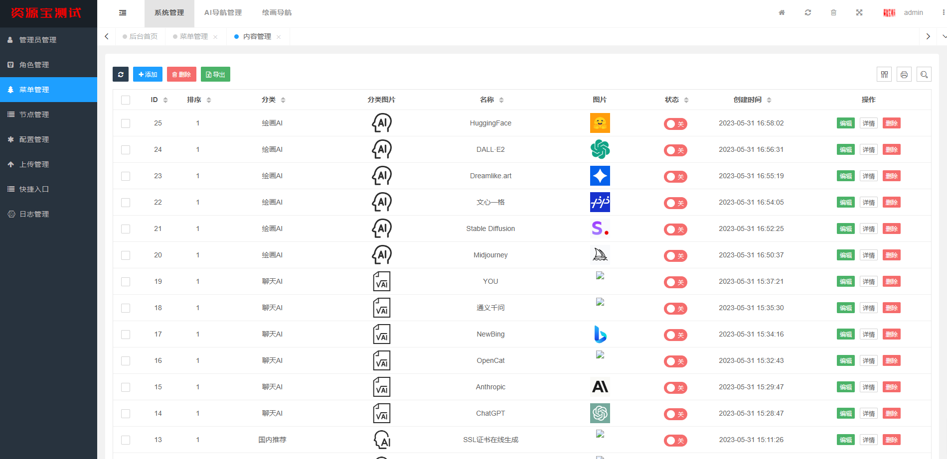 最新Ai网址导航源码,非常利于SEO优化