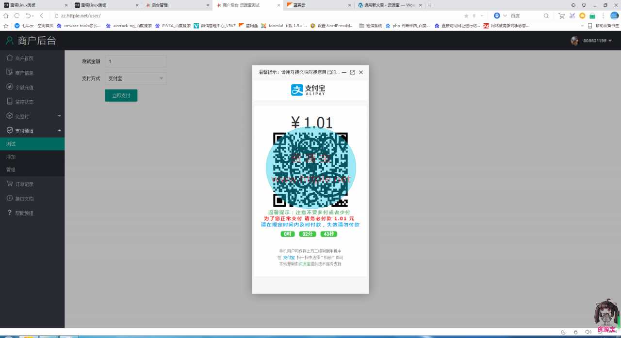 免签码支付源码+监控APP,稳定版