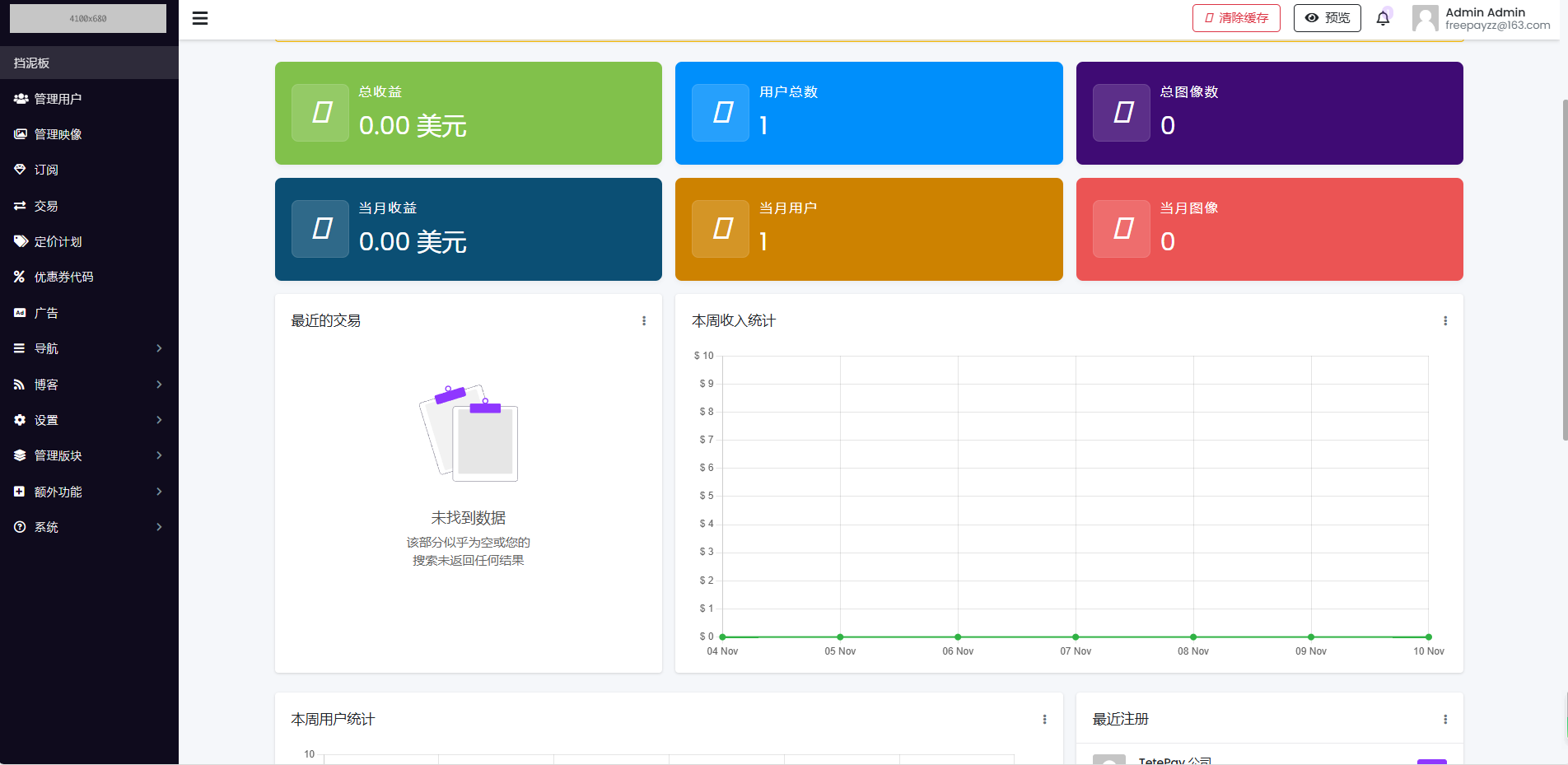 AI图像在线生成源码英文版