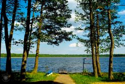 Досуг в Санатории Алеся - причал на берегу озера