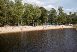 Отдых в Санатории Берестье - вид на пляж с берега