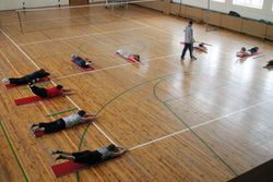 Лечение в Санатории Энергетик - лечебная физкультура в спортивном зале