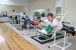 Отдых в Санатории Энергетик - занятия в тренажерном зале