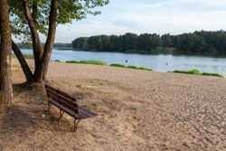 Отдых в Санатории Энергетик - пляж на Волпянском водохранилище