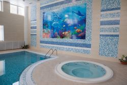 Отдых в Санатории Энергетик - джакузи с гидромассажем в зале саун