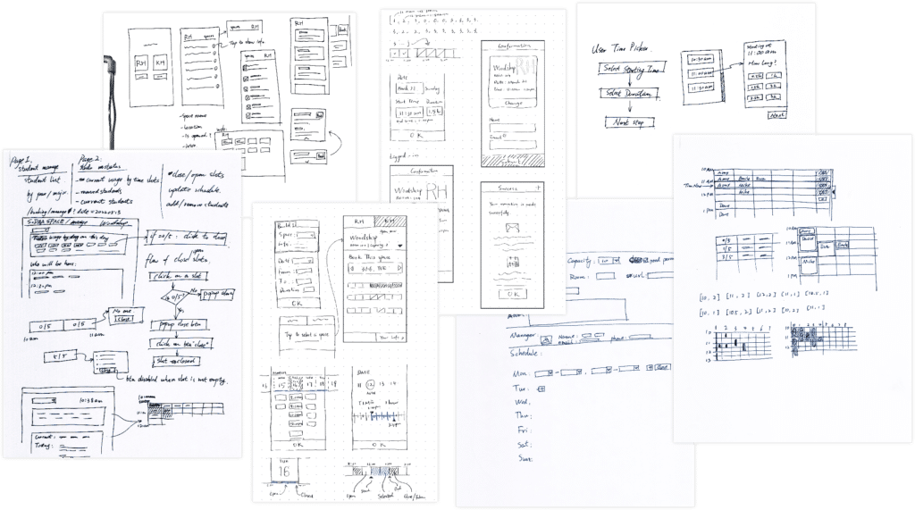 simple booking ideation