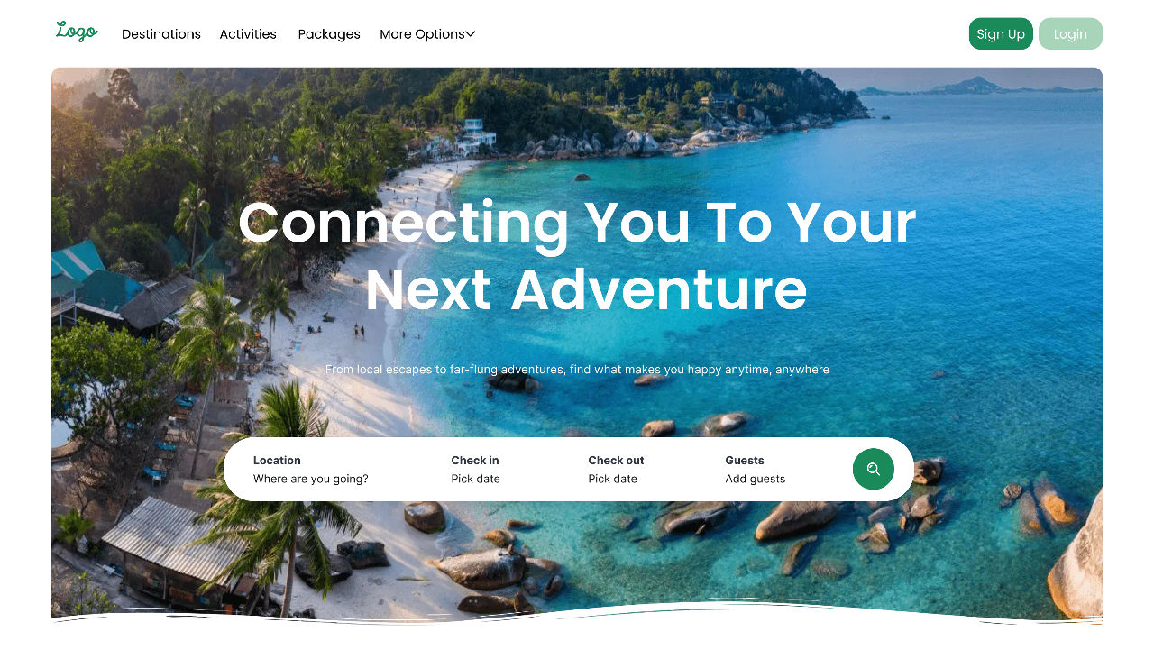 WanderUnion Travel Agency UI