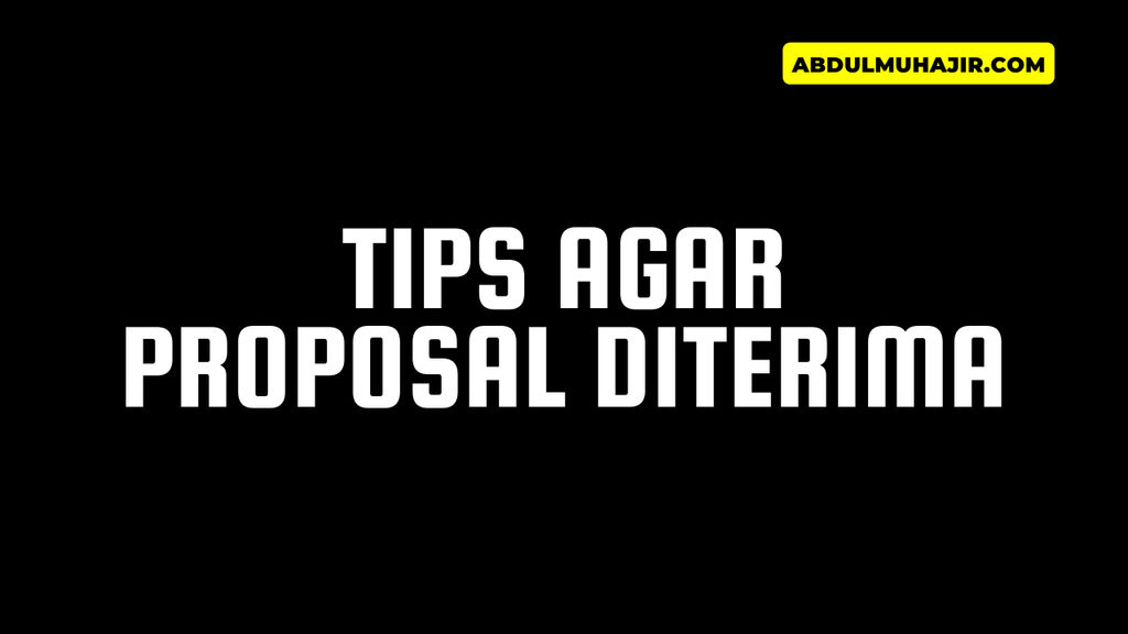 Tips Agar Proposal Diterima Oleh Sponsorship Atau Investor