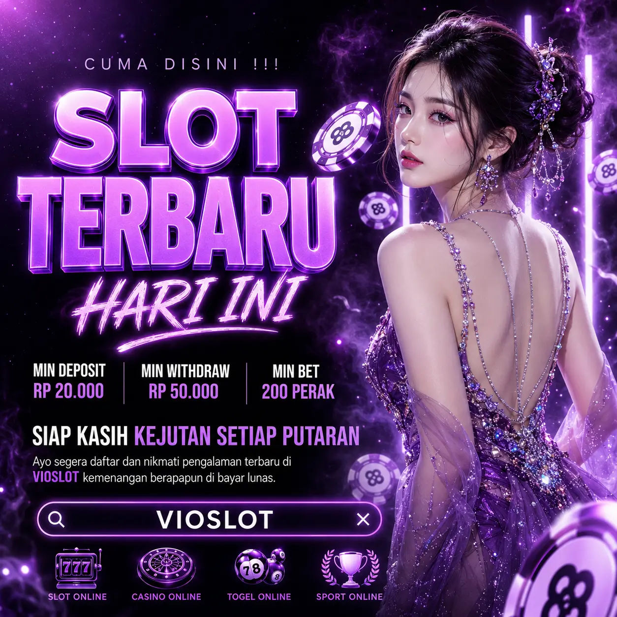 VIOSLOT Akses Link Slot Terbaru Hari ini Gampang Menang Mudah JEPE