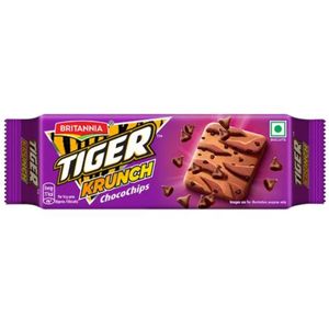 Britannia Tiger Krunch Chocochips Cookies 63g