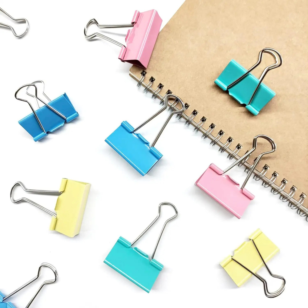 Produk Penjepit Kertas Binder Clip Multi Warna Random