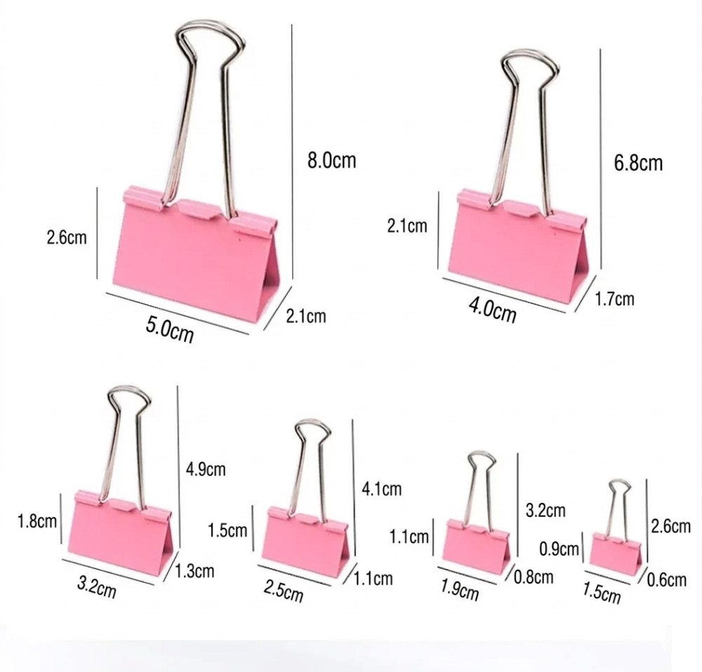 Produk Penjepit Kertas Binder Clip Multi Warna Random