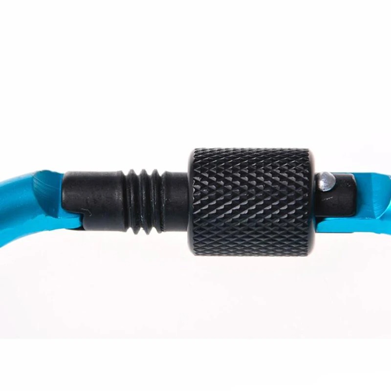Produk Carabiner 7.7cm Pengunci Ulir Gantungan Kunci Outdoor Aceh