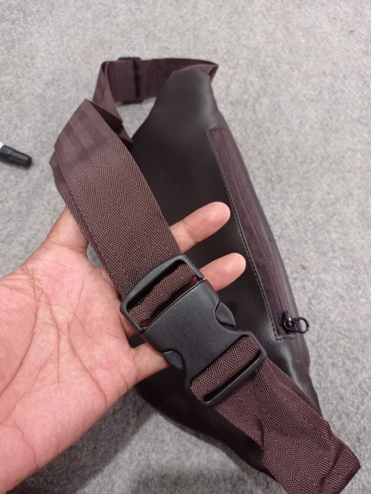 Produk Tas Dada Pria Premium Kulit Pu High End Waist Bag Import