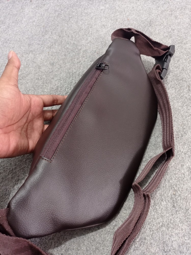 Produk Tas Dada Pria Premium Kulit Pu High End Waist Bag Import