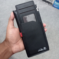 Dompet Panjang Pria Vertical Long Wallet Kulit Pu Premium High Capacity