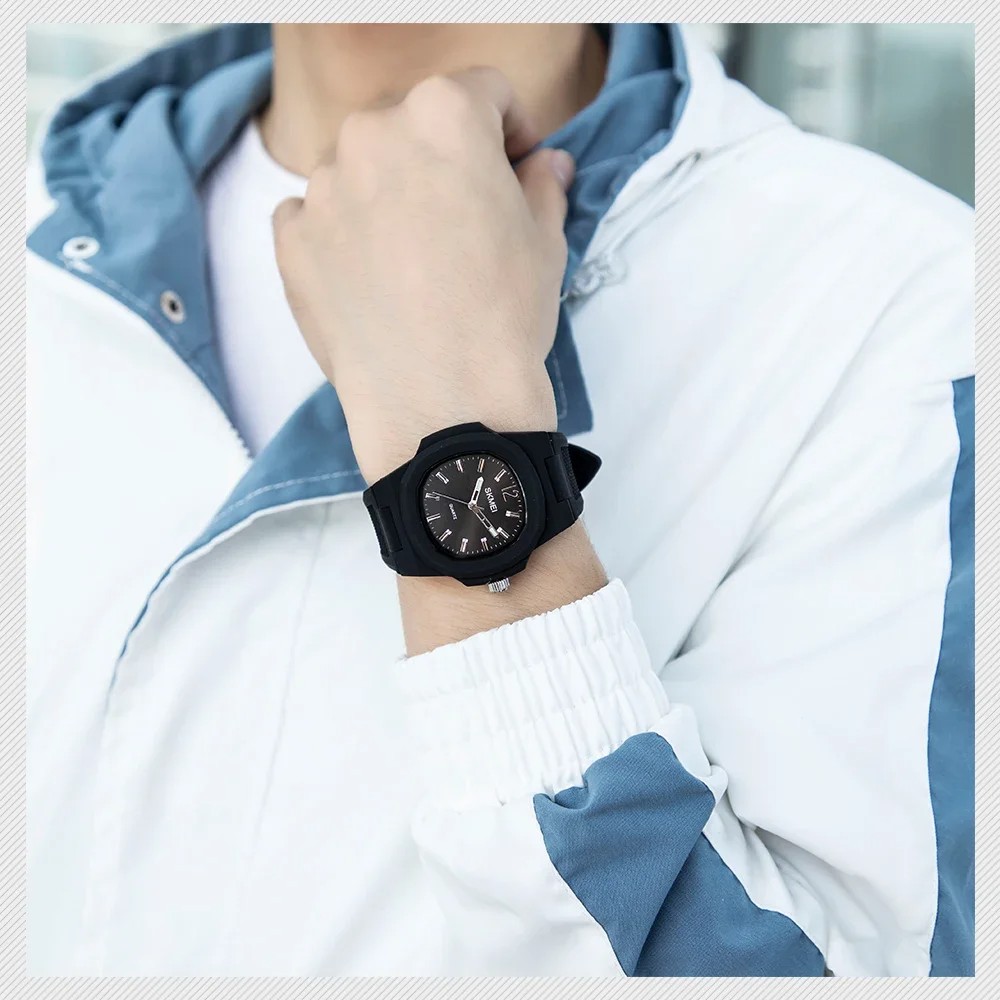 Produk Jam Tangan Analog Remaja Original Simpel Silikon Strap