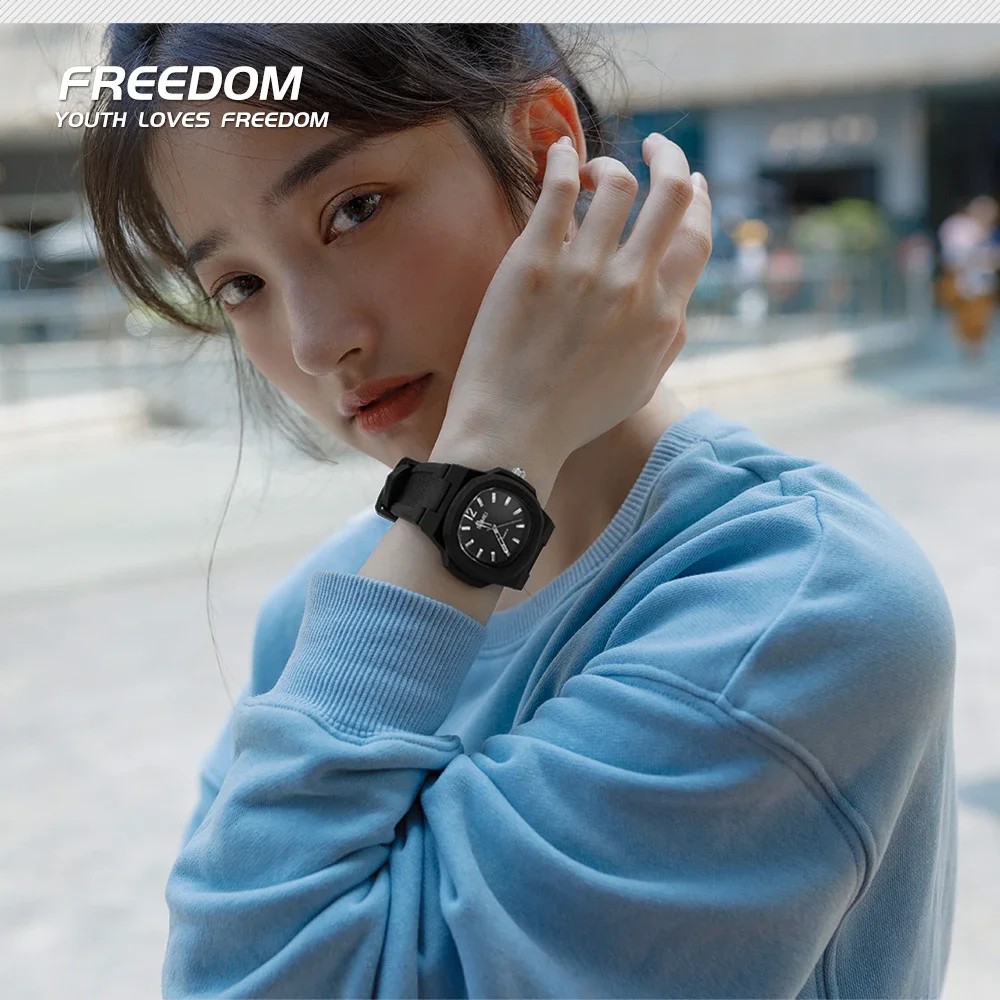 Produk Jam Tangan Analog Remaja Original Simpel Silikon Strap