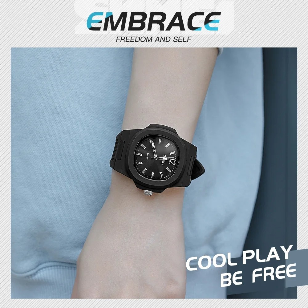 Produk Jam Tangan Analog Remaja Original Simpel Silikon Strap