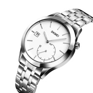 Jam Tangan Analog Rantai Original New Style Silver White Skmei Original