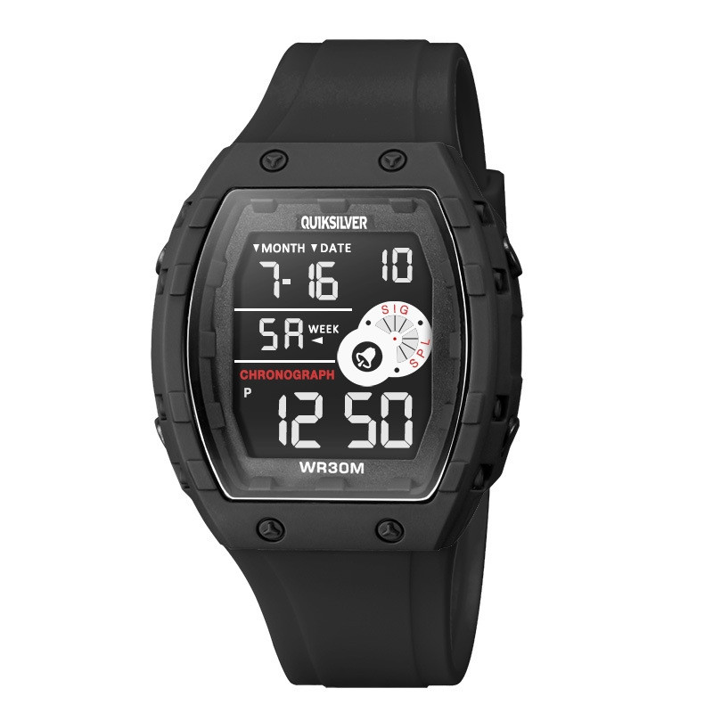 Produk Jam Tangan Digital Pria 2130 Sporty Fungsional Rubber Hitam