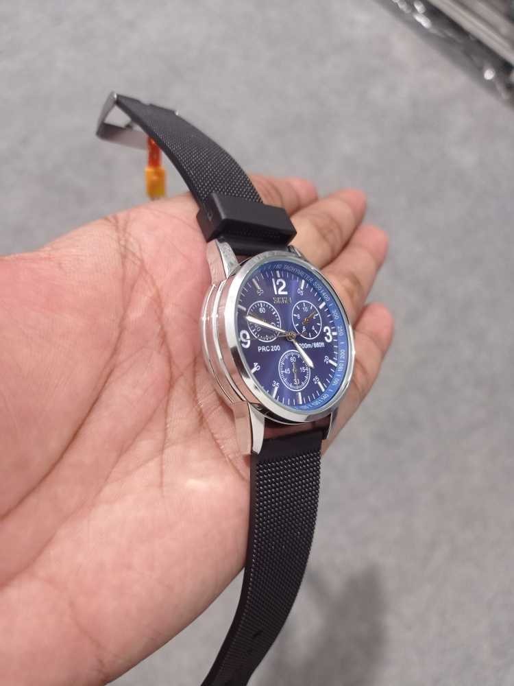 Produk Jam Tangan Analog Tali Karet Original Blue
