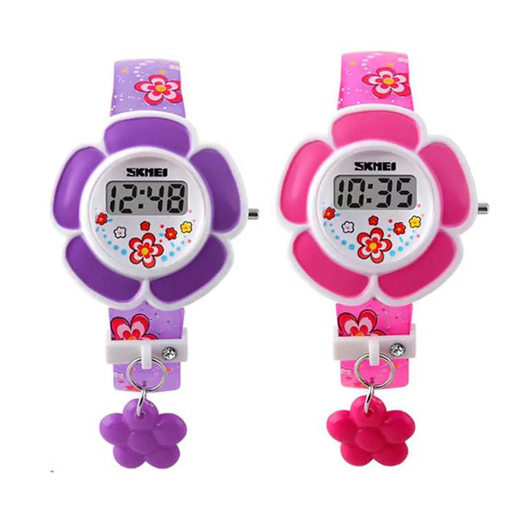 Produk Jam Tangan Anak Perempuan Bentuk Bunga Digital Original