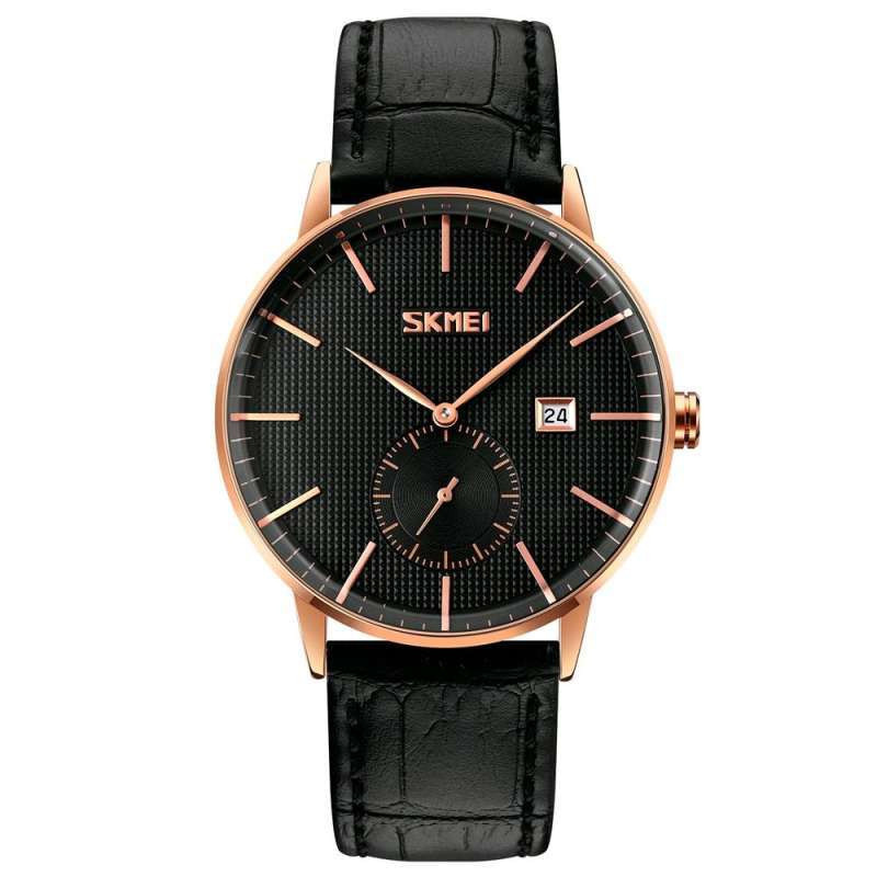 Produk Jam Tangan Analog Original Pria atau Wanita Skmei Tali Kulit