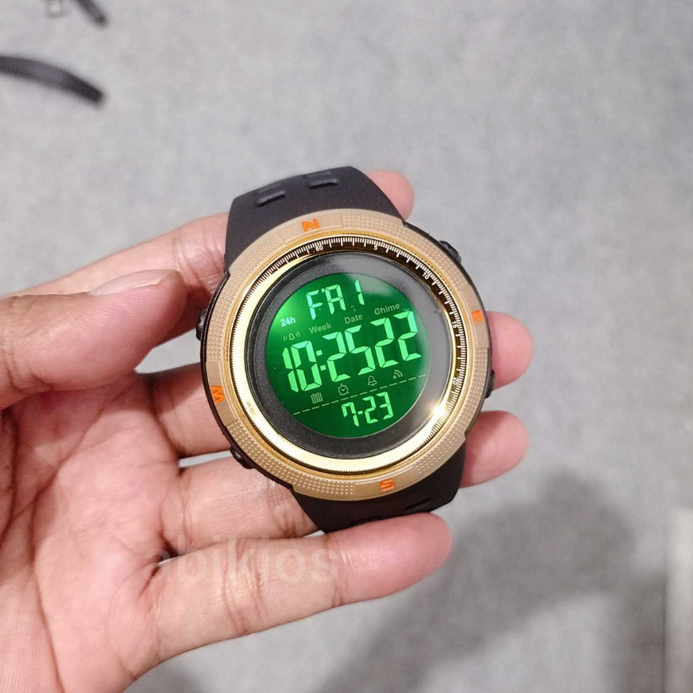 Produk Jam Tangan Digital Sport Military Casual Original Black Gold Version