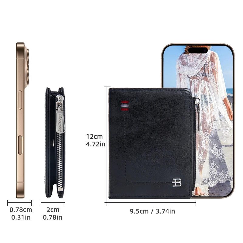 Produk Dompet Pria Short Wallet Dompet Lipat Kulit Pu Premium High Quality