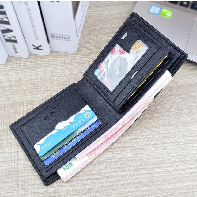 Produk Dompet Pria Lipat Kulit Premium Tebal Dompet Kartu Koin High Quality