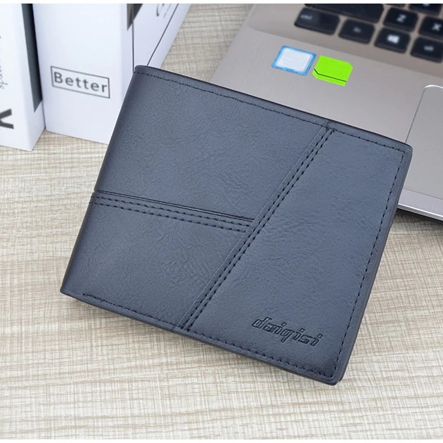 Produk Dompet Pria Lipat Kulit Premium Tebal Dompet Kartu Koin High Quality