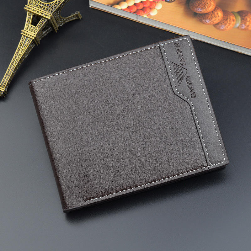 Produk Dompet Lipat Pria Kulit Premium Muat Banyak Kartu Fashionable